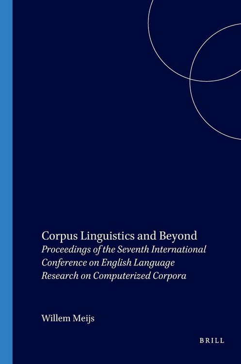 Produktbild: Corpus Linguistics and Beyond