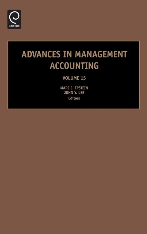 Produktbild: Advances in Management Accounting