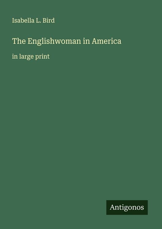 Produktbild: The Englishwoman in America
