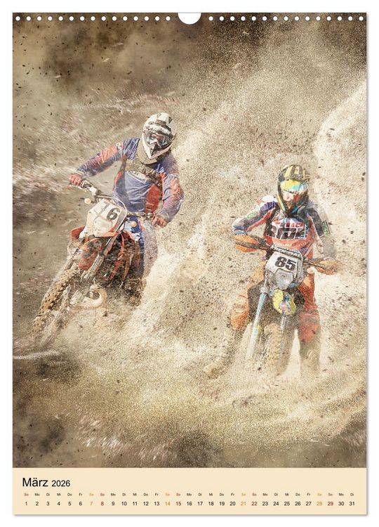 Produktbild: Motocross - Sport der Extreme (Wandkalender 2026 DIN A3 hoch), CALVENDO Monatskalender