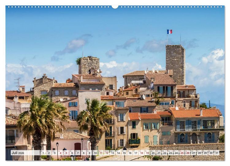 Produktbild: ANTIBES Idyllische Impressionen (Wandkalender 2026 DIN A2 quer), CALVENDO Monatskalender