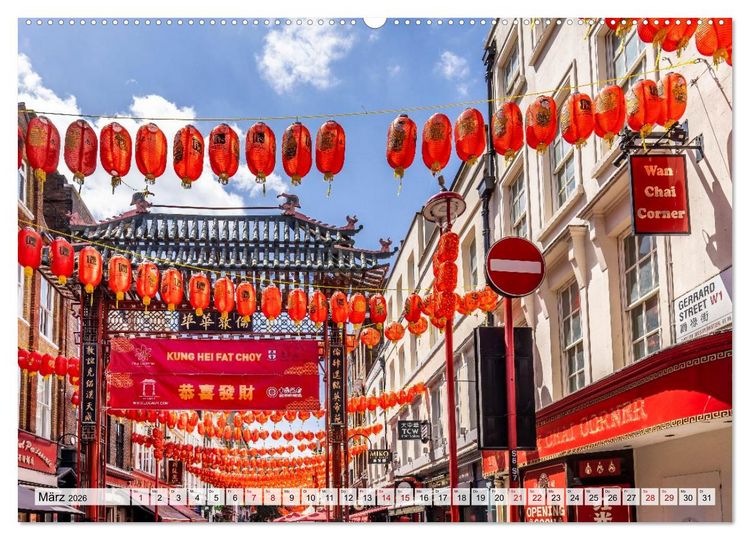 Produktbild: LONDON Magie einer Metropole (Wandkalender 2026 DIN A2 quer), CALVENDO Monatskalender