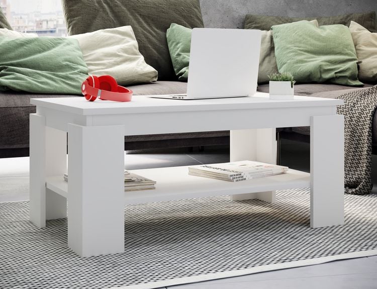 Produktbild: Holz Sofatisch Couchtisch Beistelltisch Rolas