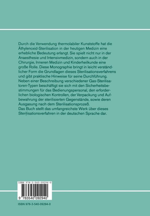 Produktbild: &Auml;thylenoxid-Sterilisation