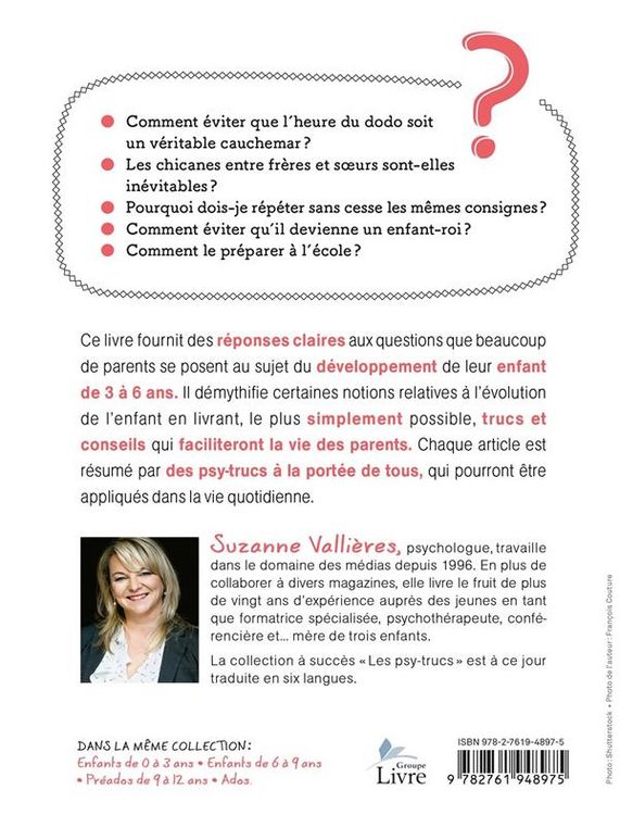 Produktbild: Les Psy-Trucs Pour les Enfants de 3 a 6 Ans