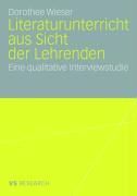 Produktbild: Literaturunterricht aus Sicht der Lehrenden