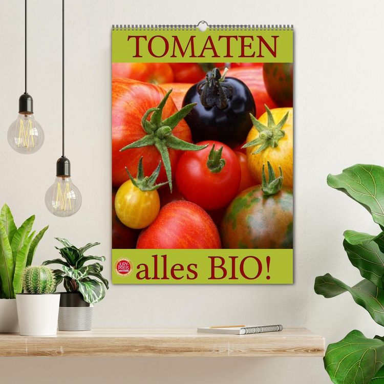 Produktbild: Tomaten - Alles BIO! (Wandkalender 2026 DIN A2 hoch), CALVENDO Monatskalender