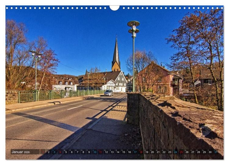 Produktbild: Stadtansichten R&uuml;nderoth (Wandkalender 2026 DIN A3 quer), CALVENDO Monatskalender