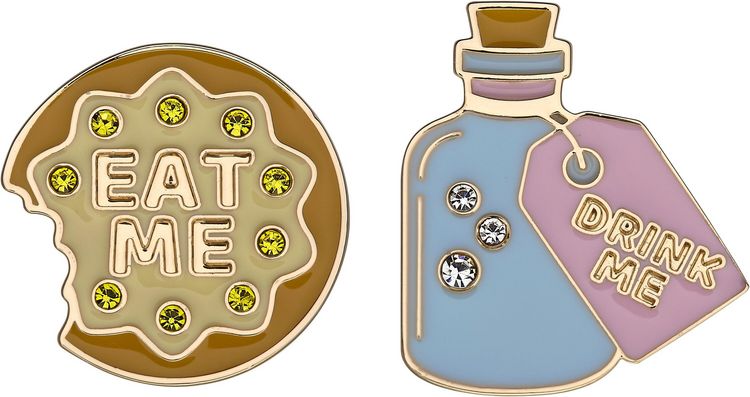 Produktbild: Moleskine Alice im Wunderland Pins (2er-Set)