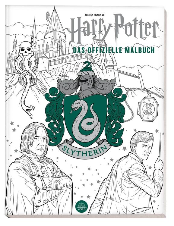 Produktbild: Aus den Filmen zu Harry Potter: Das offizielle Malbuch: Slytherin