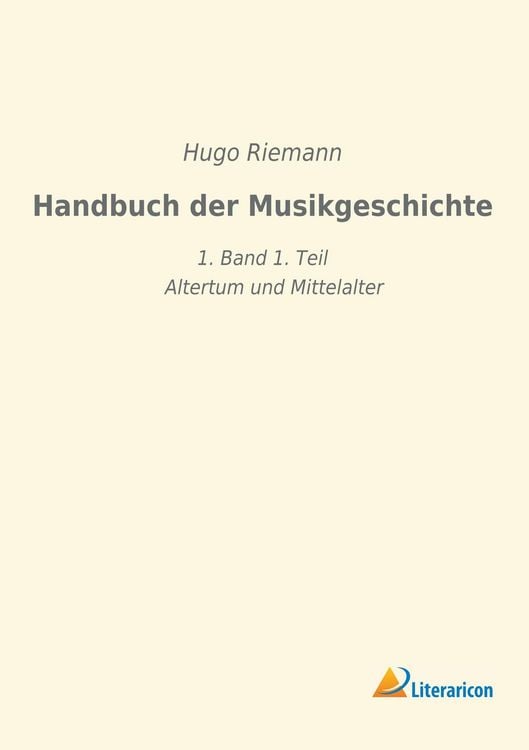Produktbild: Handbuch der Musikgeschichte