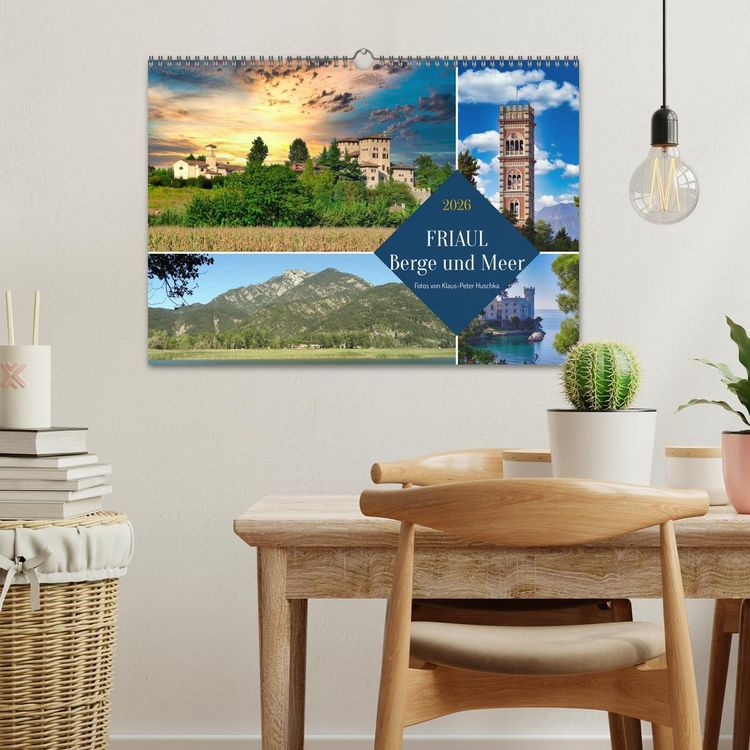 Produktbild: Friaul, Berge und Meer (Wandkalender 2026 DIN A3 quer), CALVENDO Monatskalender