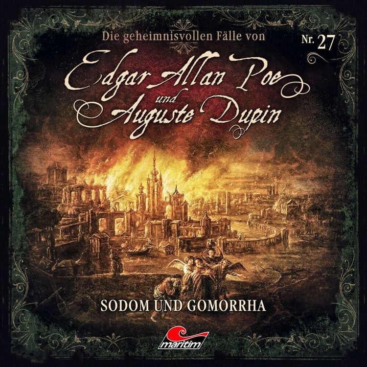 Produktbild: Die geheimnisvollen F&auml;lle von Edgar Allan Poe und Auguste Dupin - Sodom und Gomorrha,1 Audio-CD