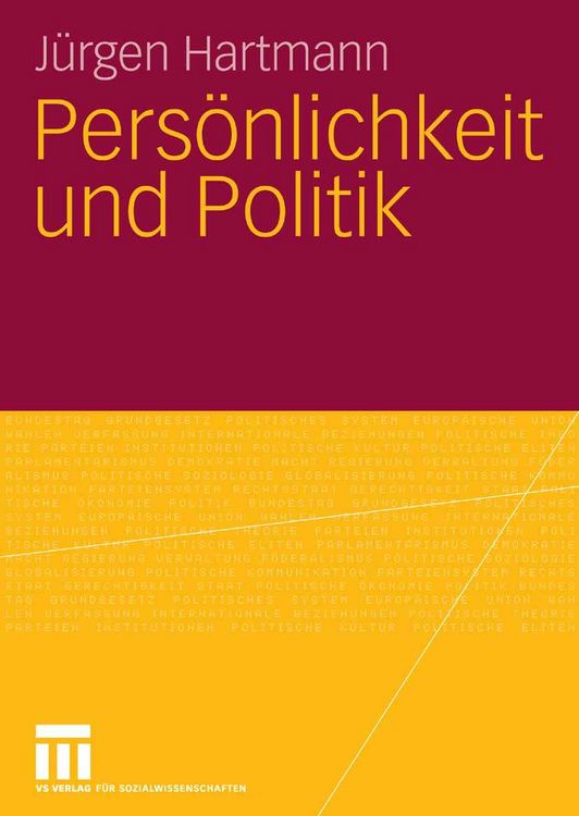 Produktbild: Pers&ouml;nlichkeit und Politik