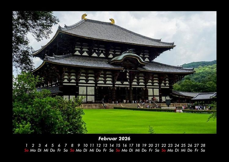 Produktbild: Tempel 2026 Fotokalender DIN A3