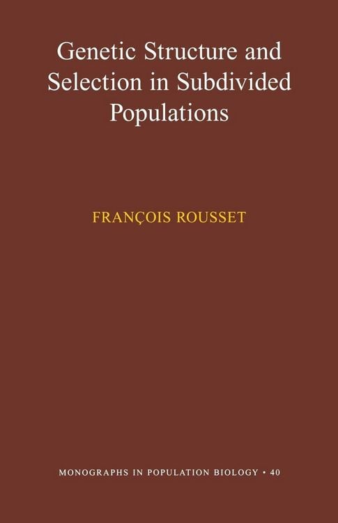 Produktbild: Genetic Structure and Selection in Subdivided Populations