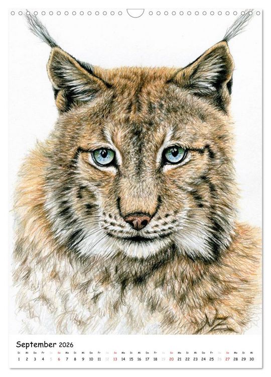 Produktbild: Wildlife Portraits (Wandkalender 2026 DIN A3 hoch), CALVENDO Monatskalender