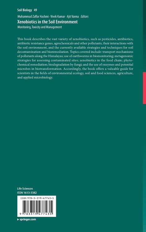 Produktbild: Xenobiotics in the Soil Environment