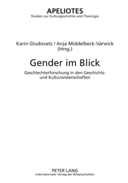 Produktbild: Gender im Blick