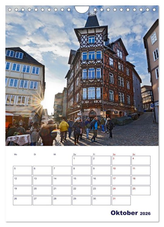 Produktbild: Marburg - Universit&auml;tsstadt mit Flair (Wandkalender 2026 DIN A4 hoch), CALVENDO Monatskalender