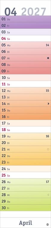 Produktbild: Bunte Wochen Langplaner 2027