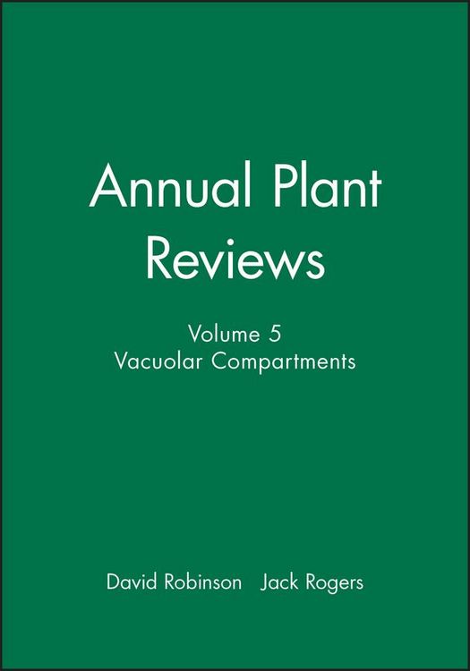 Produktbild: Ann Plant Rev V Vacuolar Com