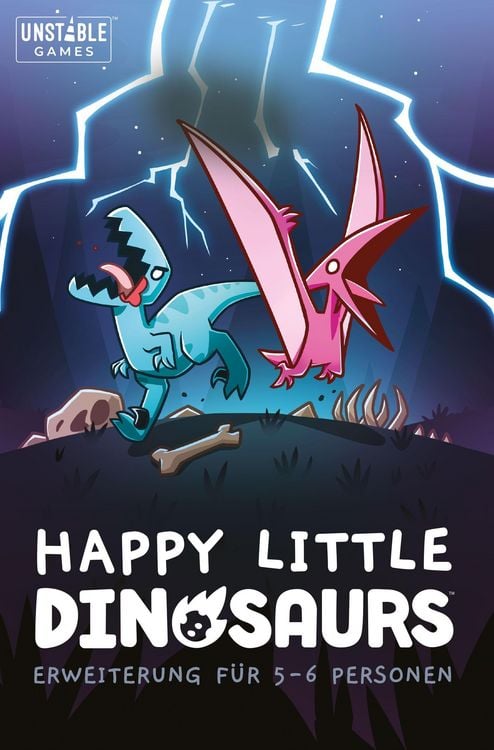 Produktbild: Unstable Games - Happy Little Dinosauers &ndash; Erweiterung f&uuml;r 5-6 Personen