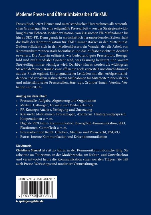 Produktbild: Moderne Presse- und &Ouml;ffentlichkeitsarbeit f&uuml;r KMU