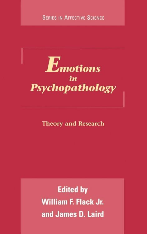 Produktbild: Emotions in Psychopathology