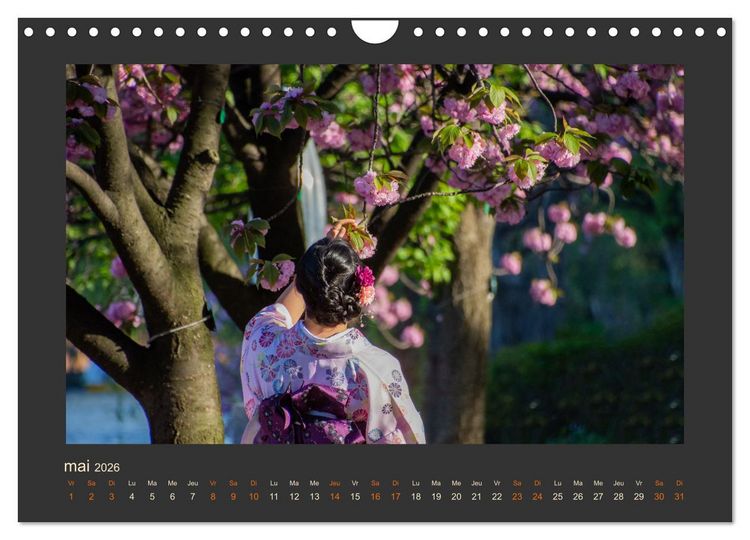 Produktbild: Japon, le pays fascinant et subtil (Calendrier mural 2026 DIN A4 vertical), CALVENDO calendrier mensuel