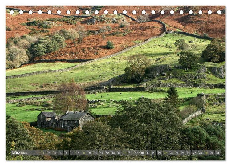 Produktbild: Cumbria (Tischkalender 2026 DIN A5 quer), CALVENDO Monatskalender