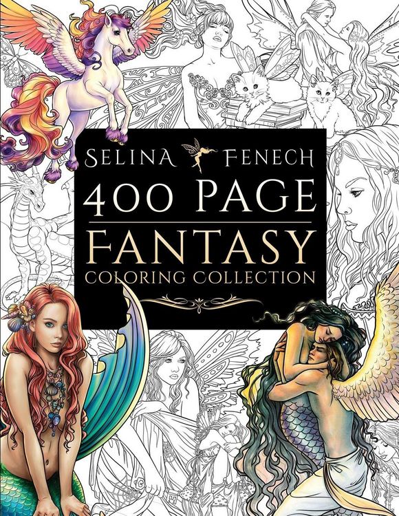 Produktbild: 400 Page Fantasy Coloring Collection