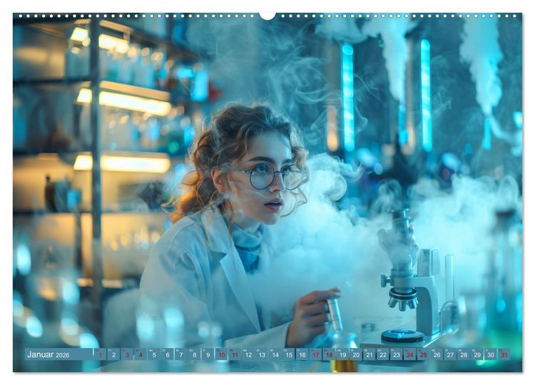 Produktbild: Montag im Labor (Wandkalender 2026 DIN A2 quer), CALVENDO Monatskalender