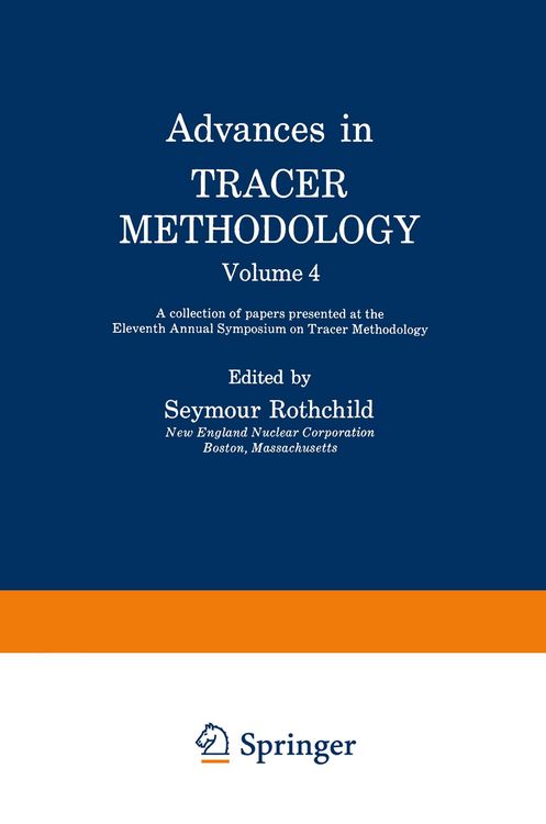Produktbild: Advances in Tracer Methodology