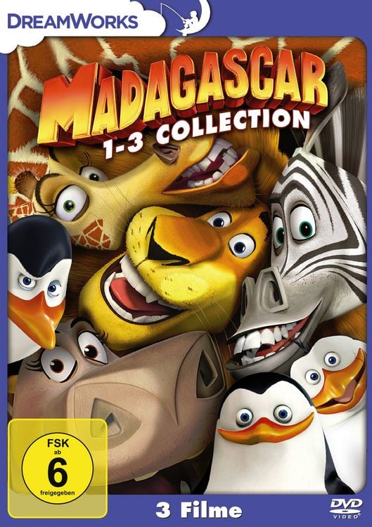 Produktbild: Madagascar 1-3 [3 DVDs]
