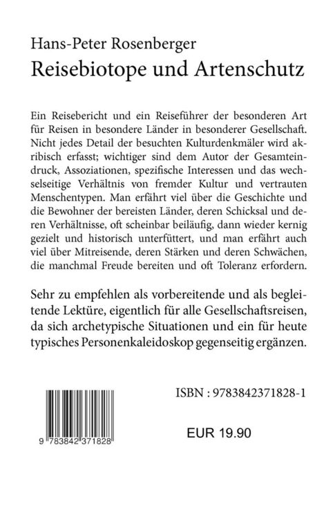 Produktbild: Reisebiotope und Artenschutz