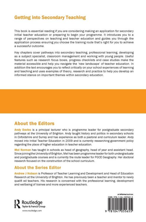 Produktbild: Getting into Secondary Teaching