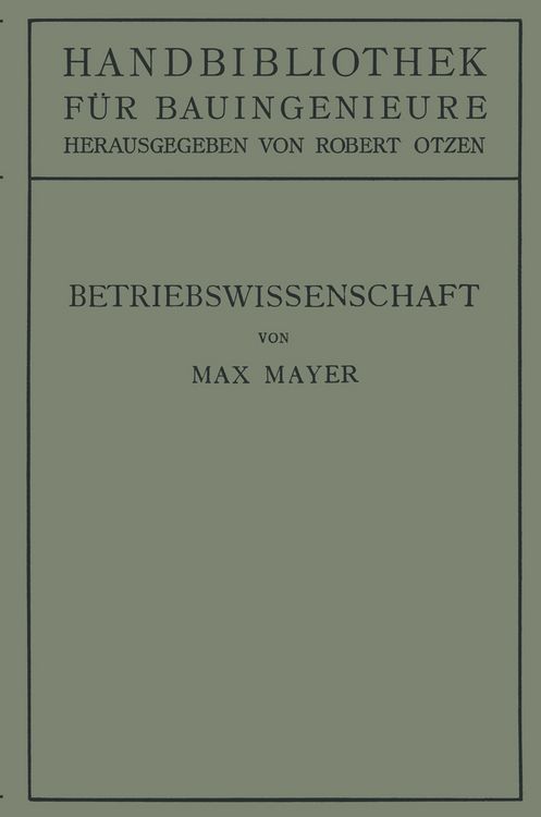 Produktbild: Betriebswissenschaft