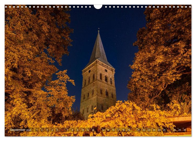 Produktbild: Osnabr&uuml;ck f&uuml;r Nachtschw&auml;rmer (Wandkalender 2026 DIN A3 quer), CALVENDO Monatskalender