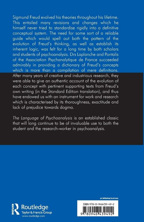 Produktbild: The Language of Psychoanalysis