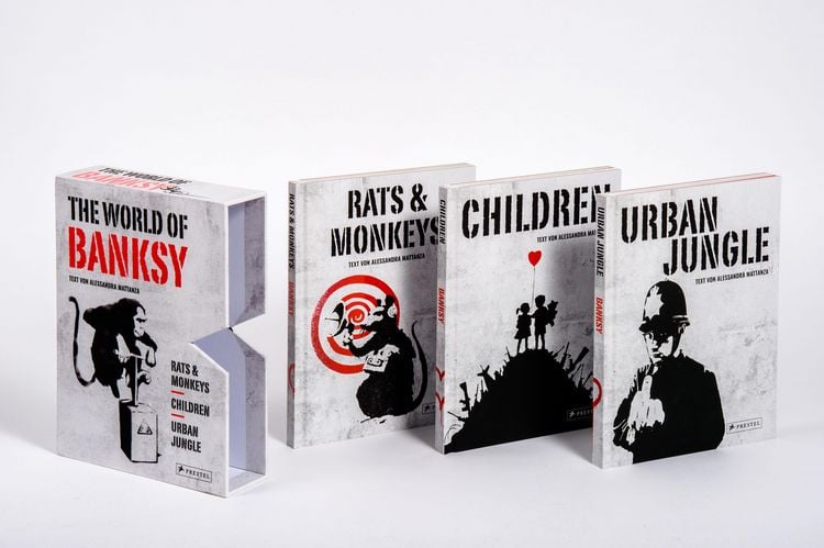 Produktbild: The World of Banksy. Alles was du von Banksy kennen musst in 3 B&auml;nden im Schuber