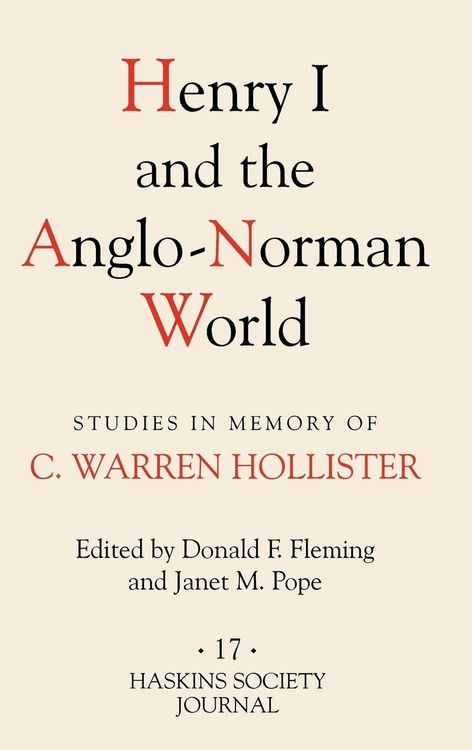 Produktbild: Henry I and the Anglo-Norman World