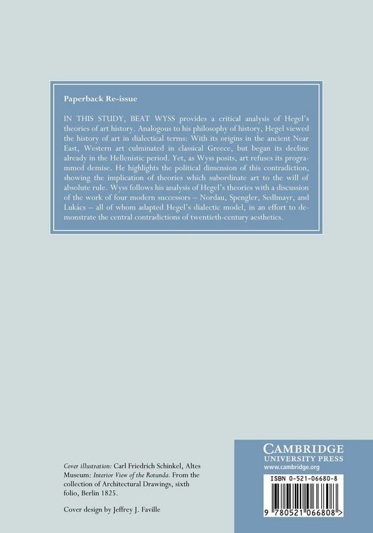 Produktbild: Hegel's Art History and the Critique of Modernity