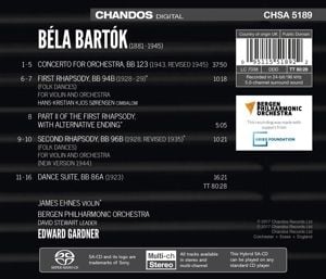 Produktbild: Concerto for Orchestra/Dance Suite/Rhapsodien 1 &