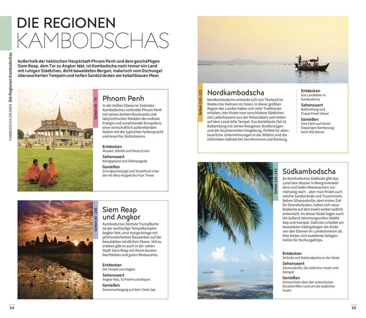 Produktbild: Vis-&agrave;-Vis Reisef&uuml;hrer Kambodscha & Laos