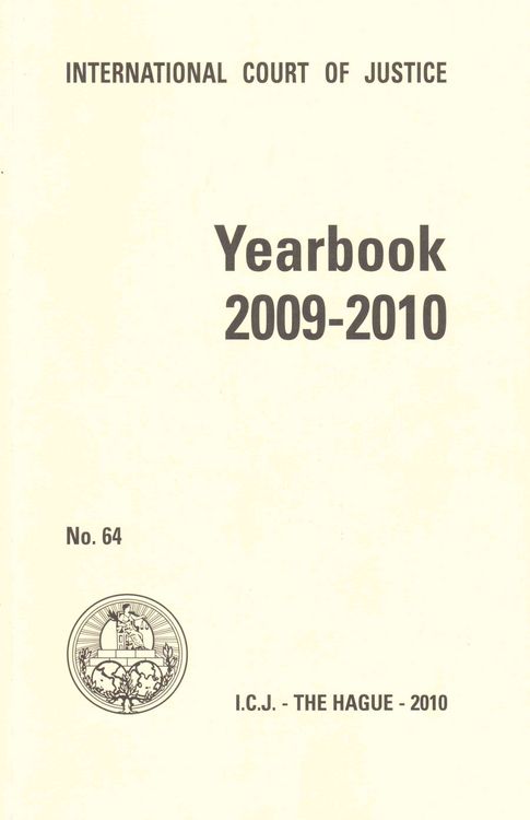 Produktbild: Yearbook of the International Court of Justice