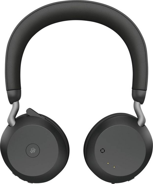 Produktbild: Jabra Evolve2 75 On Ear Headset kabelgebunden Schwarz Batterieladeanzeige, Mikrofon-Stummschaltung Telefon