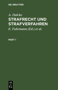 Produktbild: Strafrecht und Strafverfahren