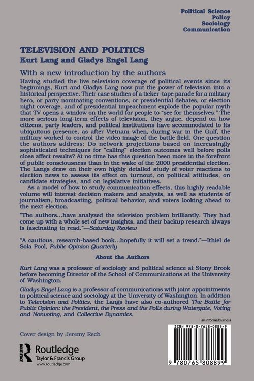 Produktbild: Television and Politics