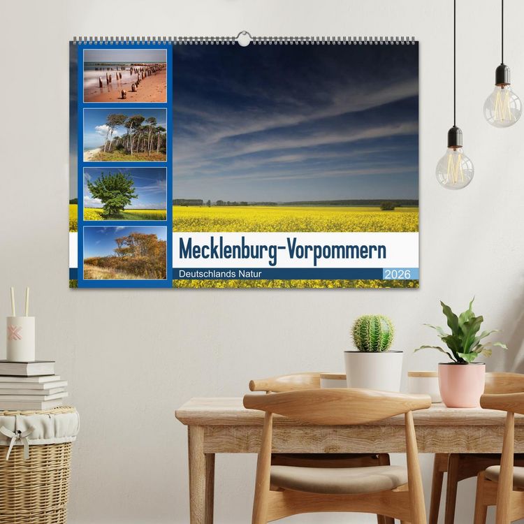 Produktbild: Mecklenburg-Vorpommern (Wandkalender 2026 DIN A2 quer), CALVENDO Monatskalender